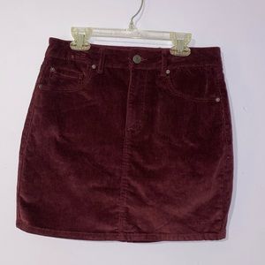 Small, Garage, velvet skirt